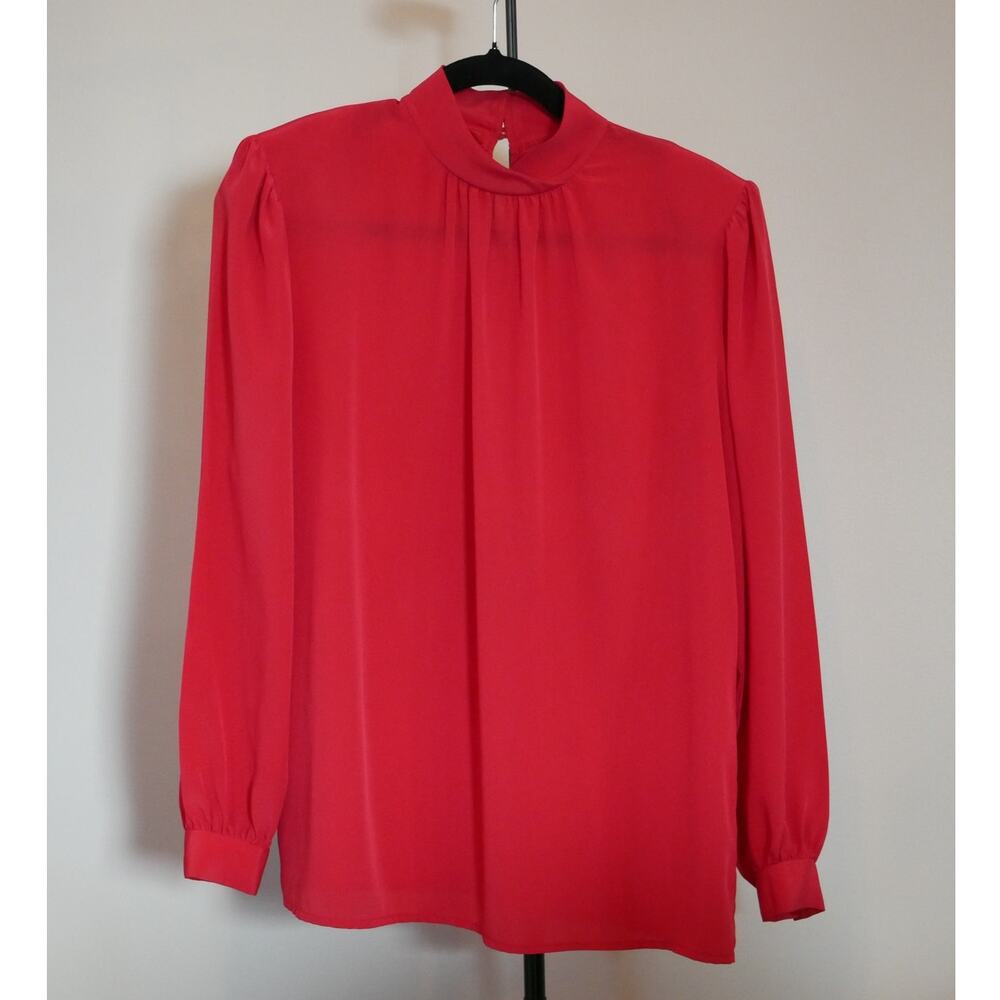 Teddi of California Pink Long Sleeve Vintage Blouse